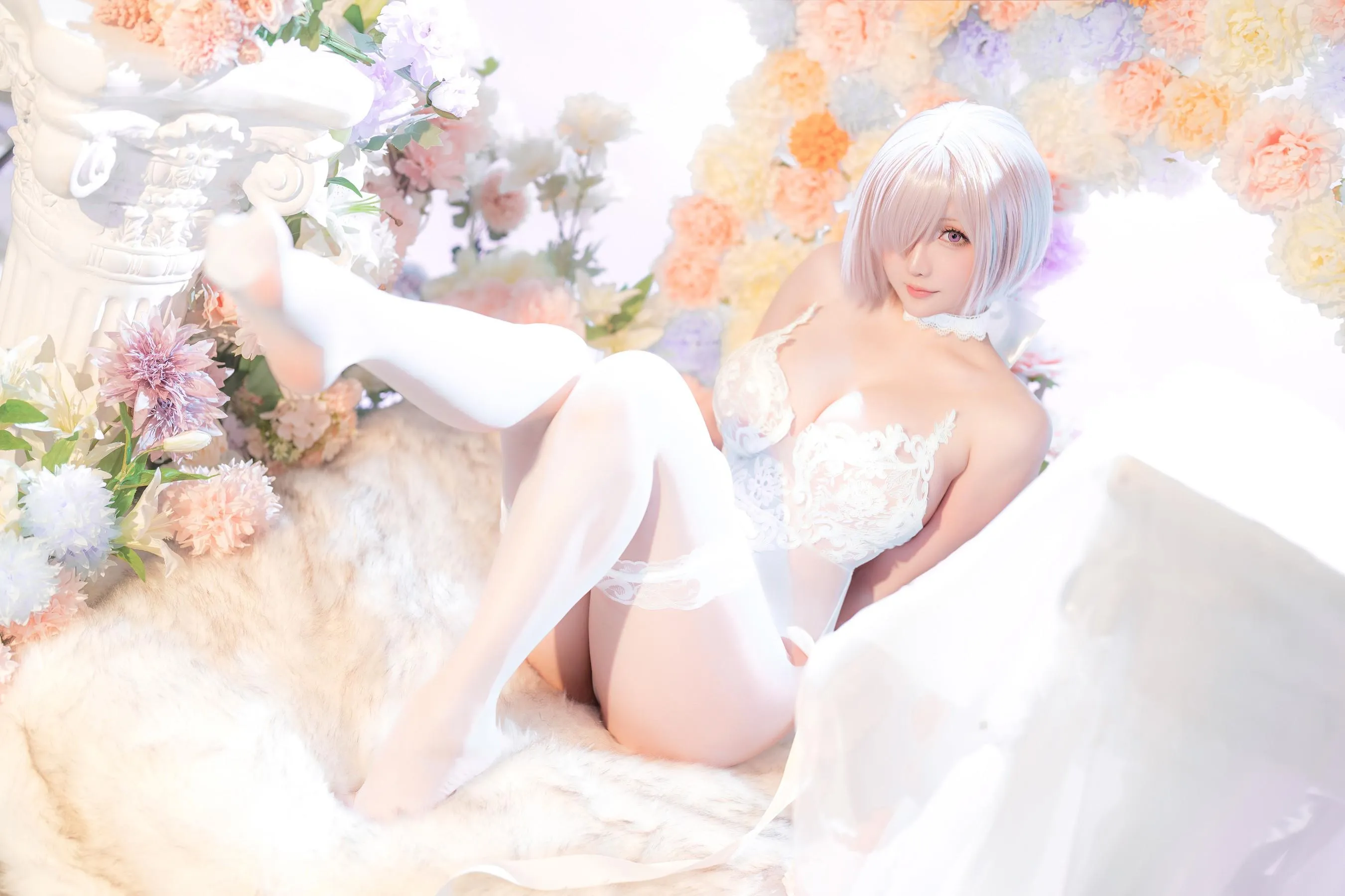 星之迟迟 – NO.141 FGO-玛修同人婚纱 [79P]插图2